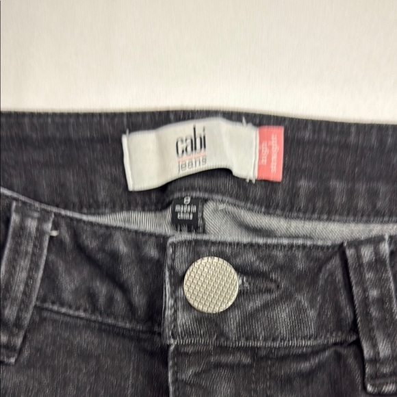 Cabi Black Straight Leg Denim - Picture 6 of 7